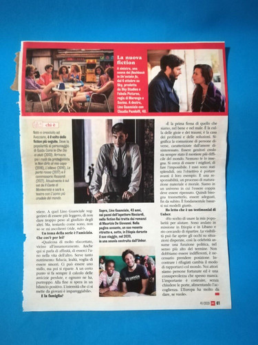 Clipping giornale lino - di,