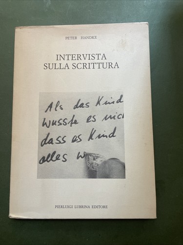 Peter handke intervista sulla - peter,