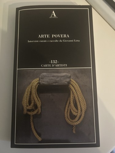 Arte povera interviste libro - povera,